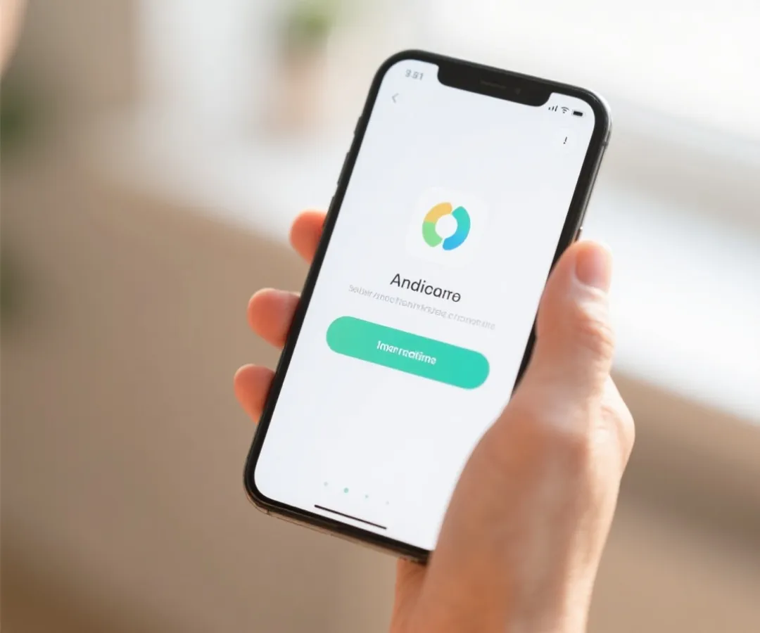 移动端安装与引导页面示意图